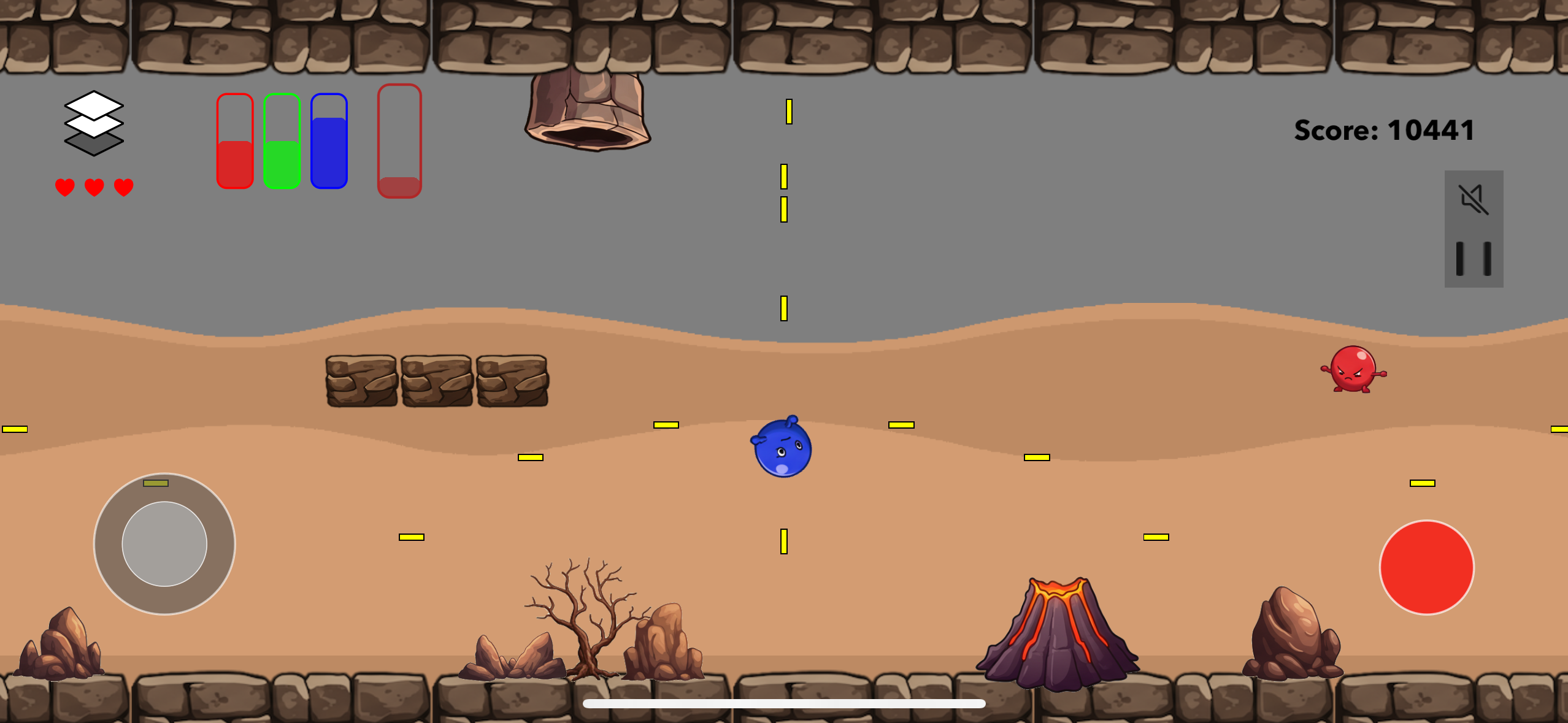 Desert Gameplay With Quad Shot